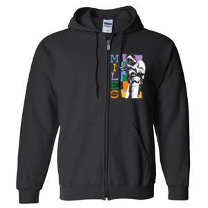 M.I.L.E.S Davis Miles Colorblock Full Zip Hoodie