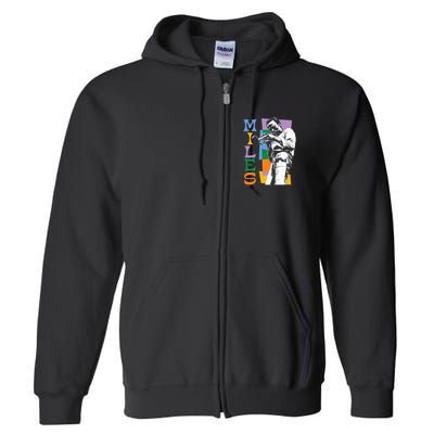 M.I.L.E.S Davis Miles Colorblock Full Zip Hoodie