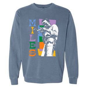 M.I.L.E.S Davis Miles Colorblock Garment-Dyed Sweatshirt