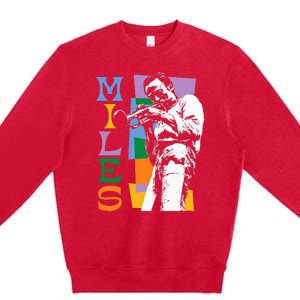 M.I.L.E.S Davis Miles Colorblock Premium Crewneck Sweatshirt