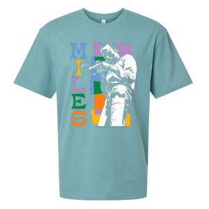 M.I.L.E.S Davis Miles Colorblock Sueded Cloud Jersey T-Shirt