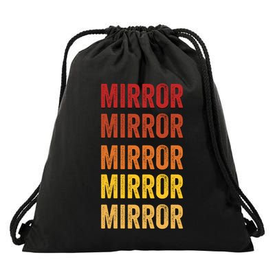 Mirror Definition Mirror Gift Drawstring Bag