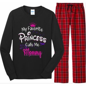 Mother's Day My Favorite Princess Calls Me Mommy For Mom Long Sleeve Pajama Set