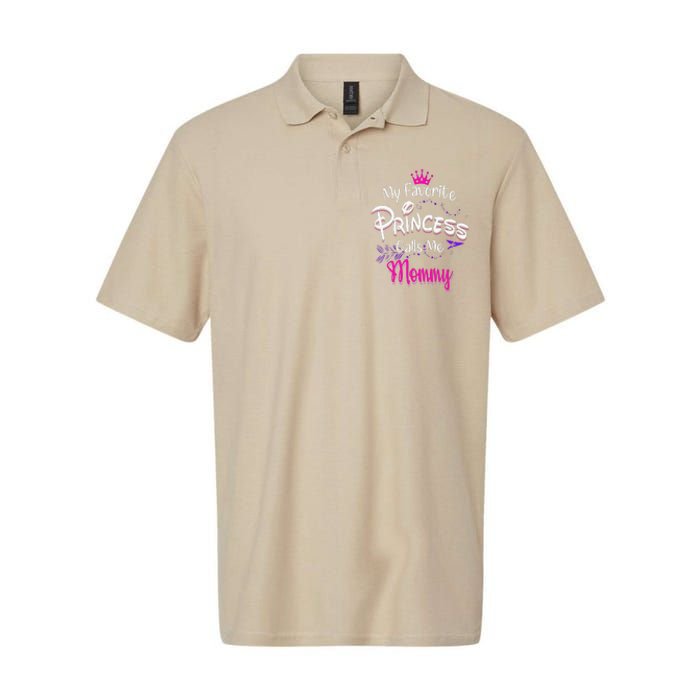 Mother's Day My Favorite Princess Calls Me Mommy For Mom Softstyle Adult Sport Polo