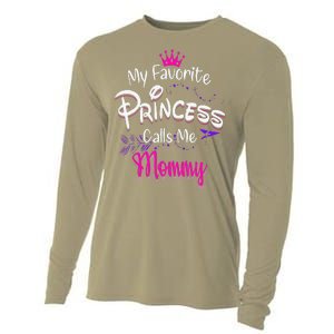 Mother's Day My Favorite Princess Calls Me Mommy For Mom Cooling Performance Long Sleeve Crew