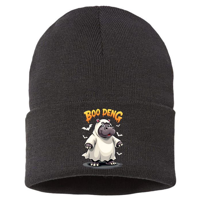 Moo Deng Sustainable Knit Beanie