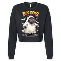 Moo Deng Cropped Pullover Crew