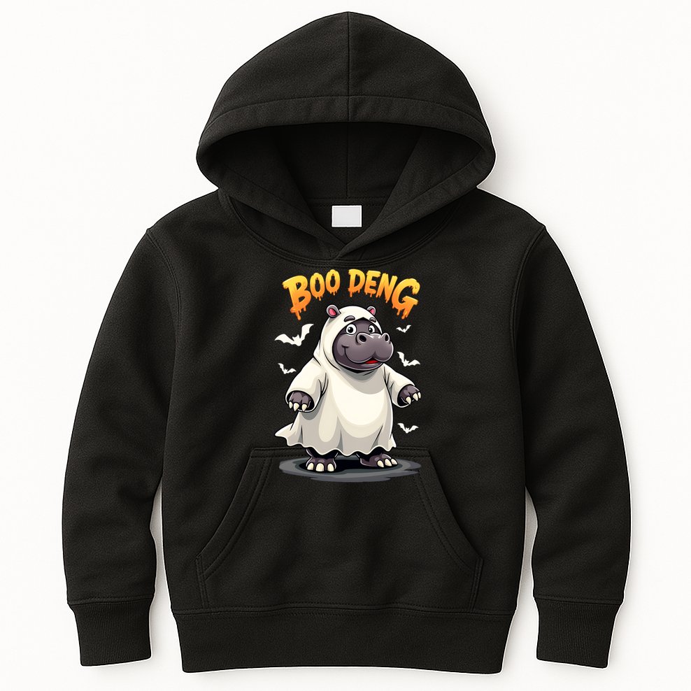 Moo Deng Kids Hoodie