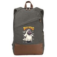 Moo Deng Cotton Canvas Backpack