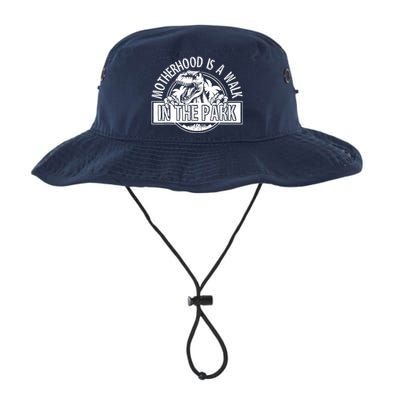 Mommy Dinosaur Motherhood Is A Walk In The Park Mother's Day Legacy Cool Fit Booney Bucket Hat