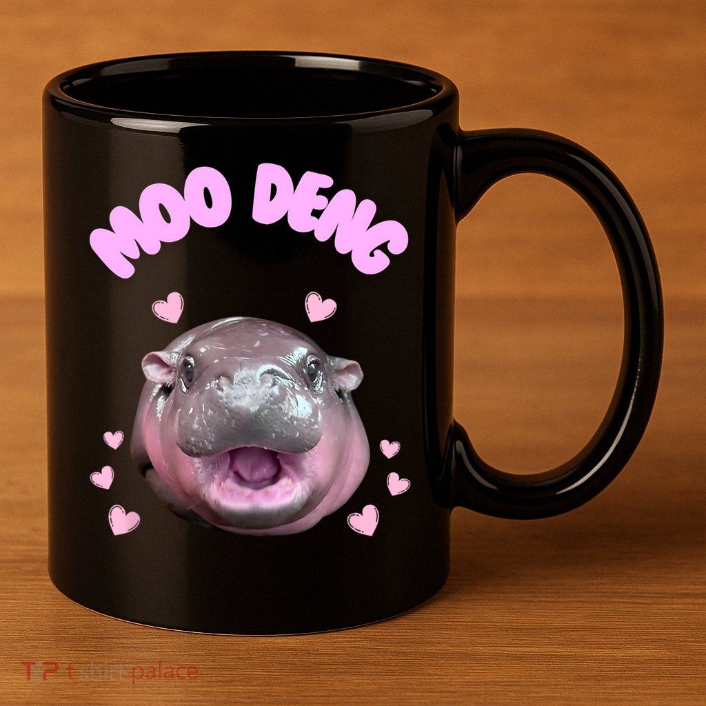Moo Deng 11oz C Handle Ceramic Mug