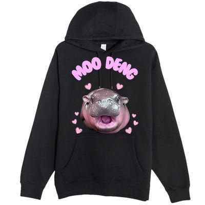 Moo Deng Premium Pullover Hoodie
