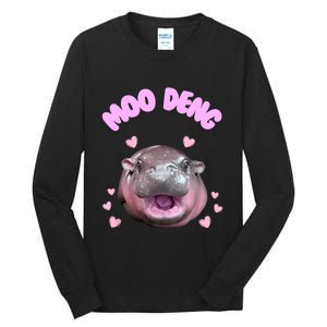 Moo Deng Tall Long Sleeve T-Shirt