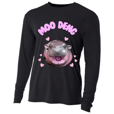 Moo Deng Cooling Performance Long Sleeve Crew