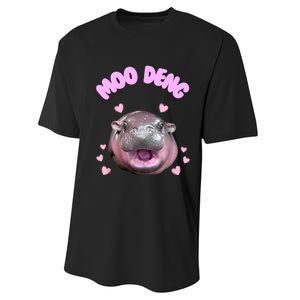 Moo Deng Performance Sprint T-Shirt