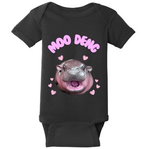 Moo Deng Baby Bodysuit