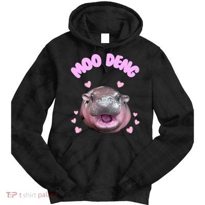 Moo Deng Tie Dye Hoodie