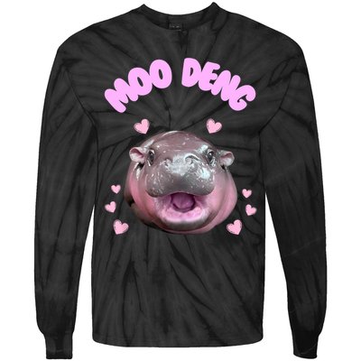 Moo Deng Tie-Dye Long Sleeve Shirt
