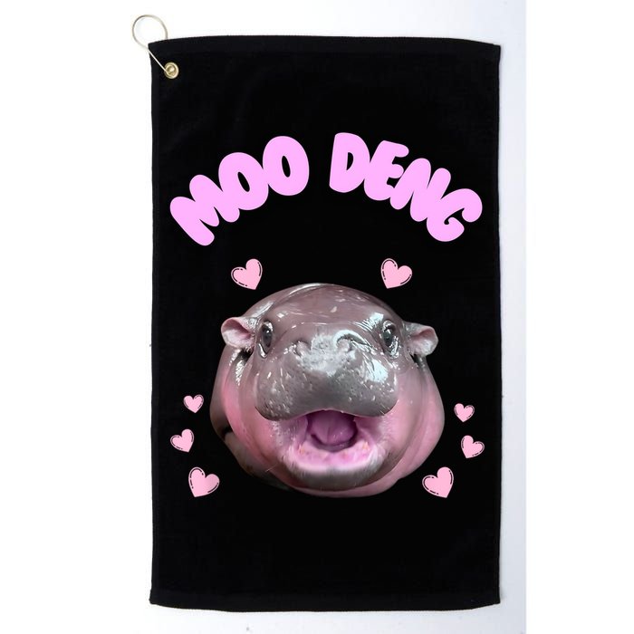 Moo Deng Golf Towel