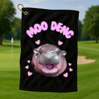 Moo Deng Golf Towel
