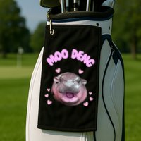 Moo Deng Golf Towel
