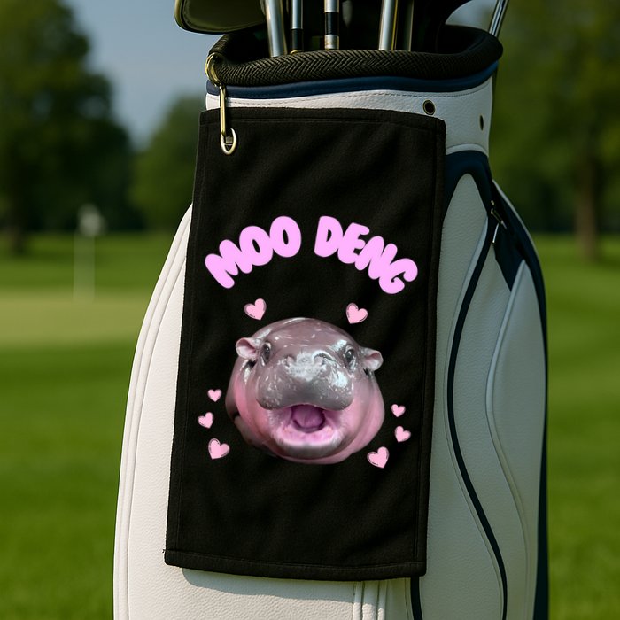 Moo Deng Golf Towel