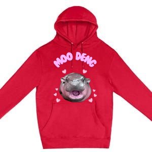 Moo Deng Premium Pullover Hoodie