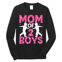 Mothers Day Mom of 2Boys from Son Long Sleeve Shirt