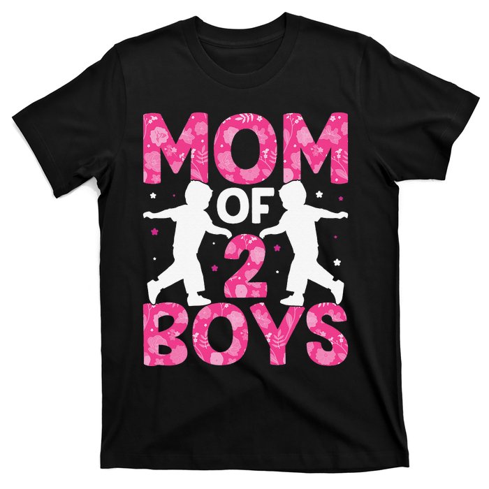 Mothers Day Mom of 2Boys from Son T-Shirt