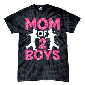 Mothers Day Mom of 2Boys from Son Tie-Dye T-Shirt