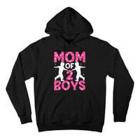 Mothers Day Mom of 2Boys from Son Tall Hoodie