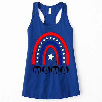 Mothers Days Mama Rainbow America 4th Of July Mother Day Great Gift Womens Tank Top