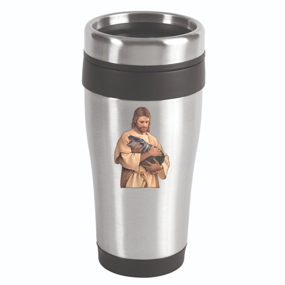 Moo Deng 16oz Travel Tumbler