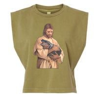 Moo Deng Garment-Dyed Women's Muscle Tee