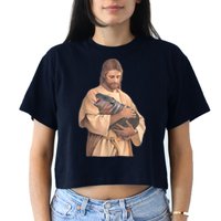 Moo Deng Crop Top