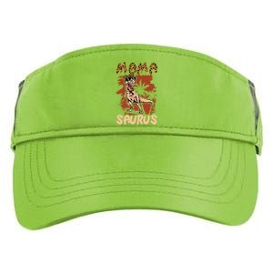 Mama Dinosaur Mommy Mom Prehistoric Happy MotherS Day Gift Adult Drive Performance Visor