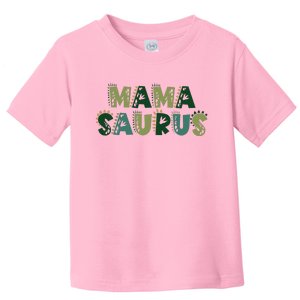 Mamasaurus Dadasaurus Matching Family Dinosaur Birthday Toddler T-Shirt