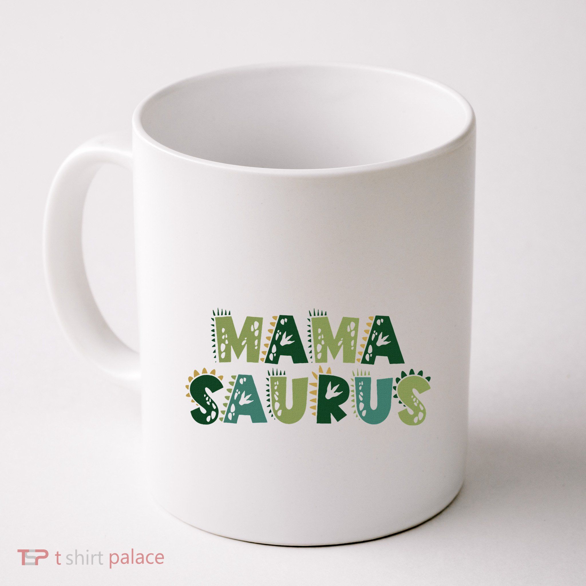 Mamasaurus Dadasaurus Matching Family Dinosaur Birthday Coffee Mug