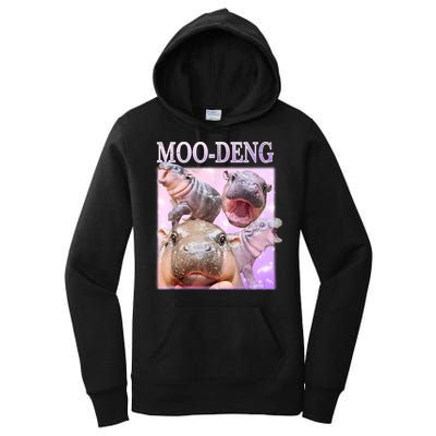 Moo Deng Women's Pullover Hoodie