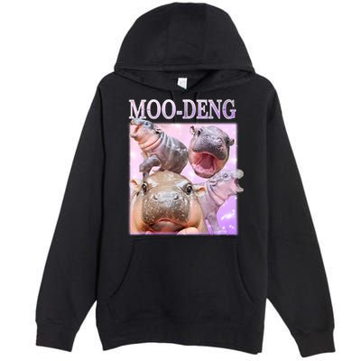 Moo Deng Premium Pullover Hoodie