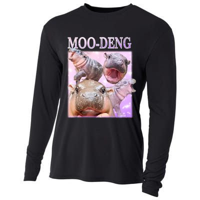 Moo Deng Cooling Performance Long Sleeve Crew