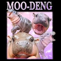 Moo Deng Cooling Performance Long Sleeve Crew