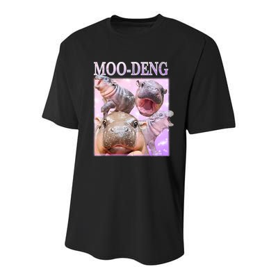 Moo Deng Youth Performance Sprint T-Shirt