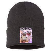 Moo Deng Sustainable Knit Beanie