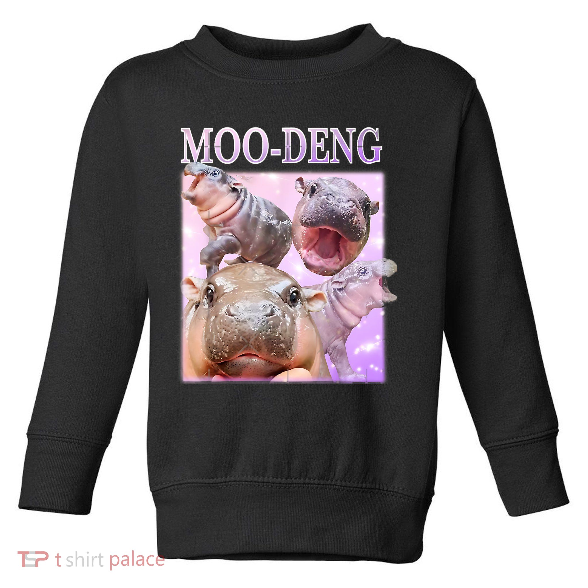 Moo Deng Toddler Sweatshirt