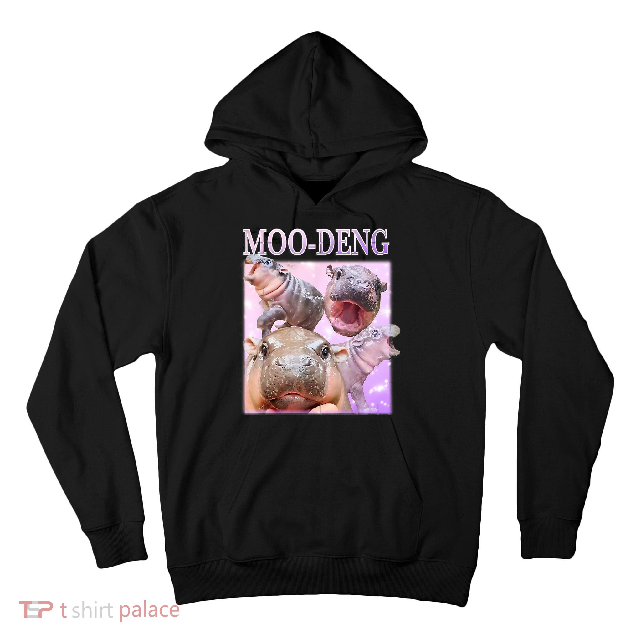 Moo Deng Tall Hoodie