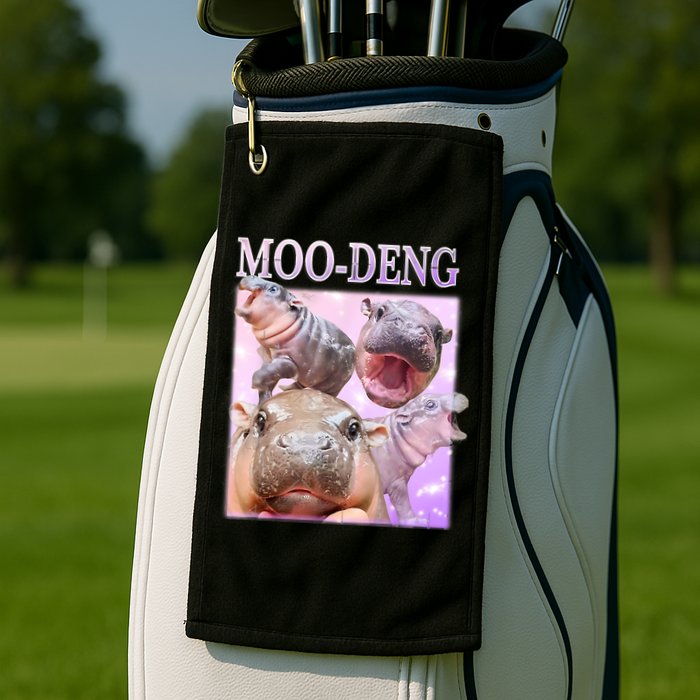 Moo Deng Golf Towel