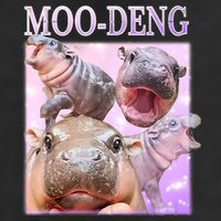 Moo Deng Golf Towel