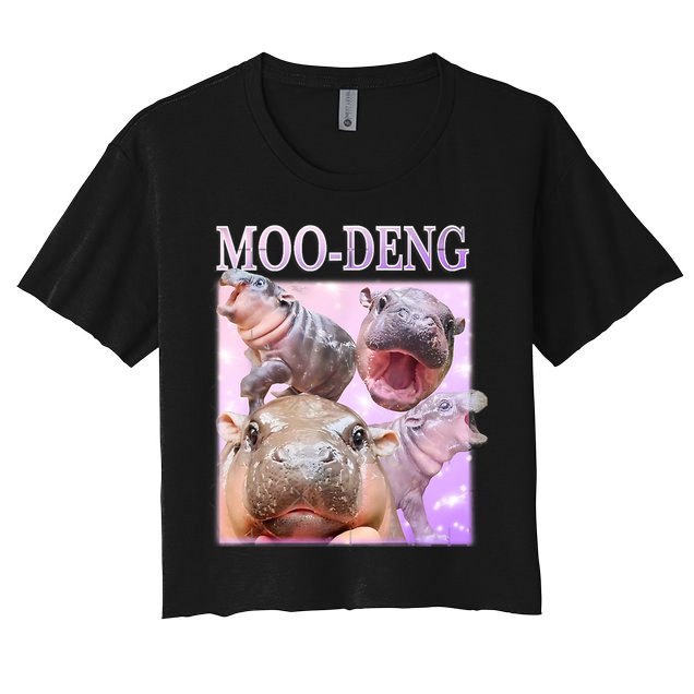 Moo Deng Crop Top