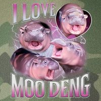 Moo Deng Legacy Tie Dye Trucker Hat